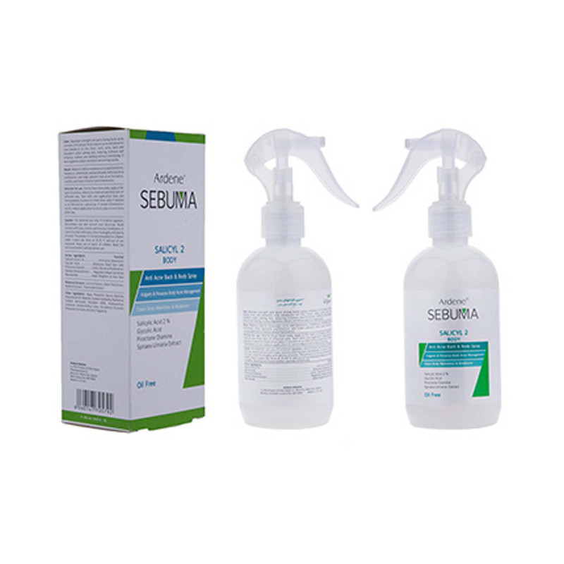 اسپری ضد جوش آردن سبوما مدل SALICYL2 حجم 250 میلی لیتر
